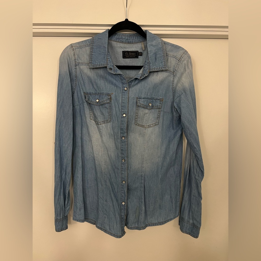 Ci Sono Pearl Snap Shirt